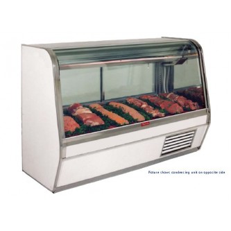 Curved Glass Refrigerated Red Meat Display Case